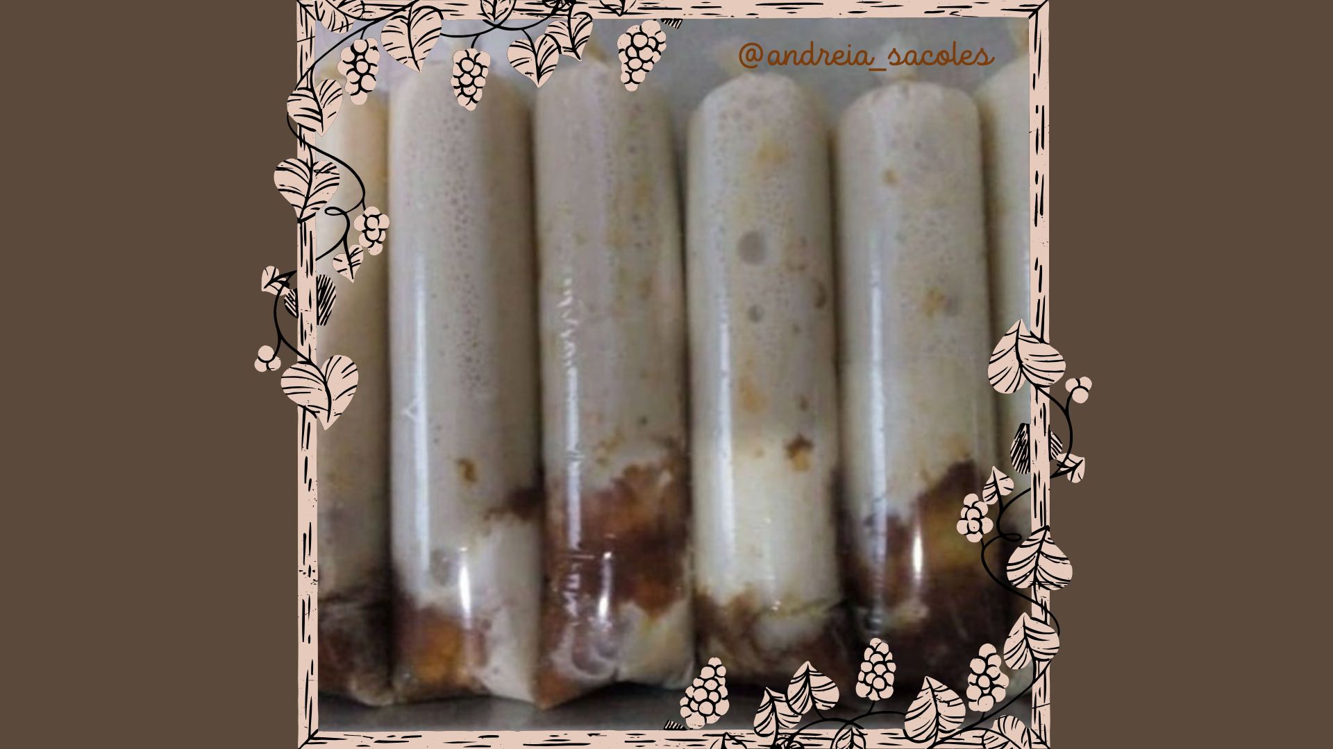 Sacolé de Banana Caramelizada