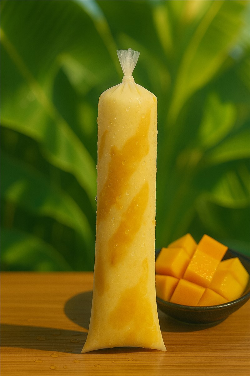 Sacolé sabor Manga Tropical