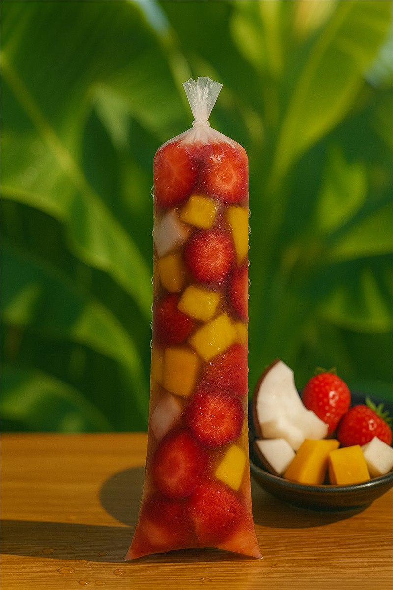 Sacolé sabor Água de Coco Tropical